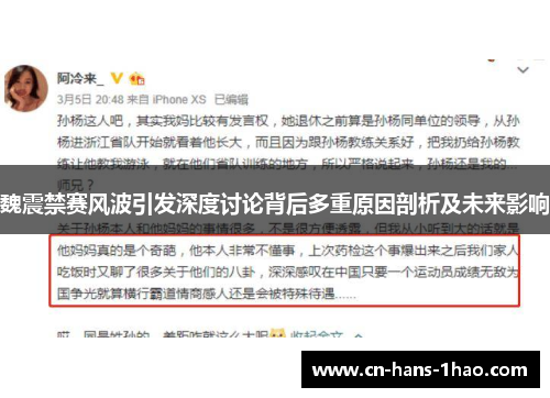 魏震禁赛风波引发深度讨论背后多重原因剖析及未来影响